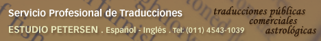 Estudio Petersen - Traducciones