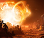 Una salida de Sol en Gliese 876d
