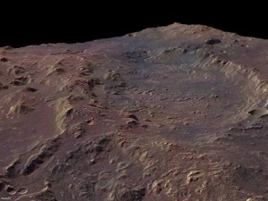 Captados indicios de un lago en Marte