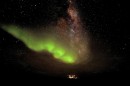Hay espectaculares auroras australes en Antártida