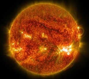 La mancha solar más grande en 24 años