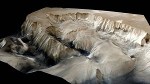 Misión India toma Impresionante foto en 3D del mayor Cañon del Sistema Solar