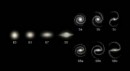 Reconstrucción de la Evolución de las Galaxias Desde el Big Bang