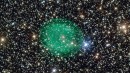 ¿La Mancha Voraz? Fantasmal burbuja verde aparece en el espacio